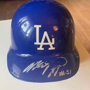 Mike Piazza Signed Dodgers Full-Size Batting Helme
